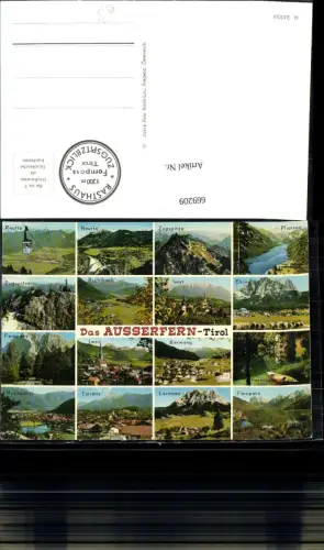 669209,Mehrbild Ak Ausserfern Imst Berwang Lermoos Tarrenz Nassereith Reutte