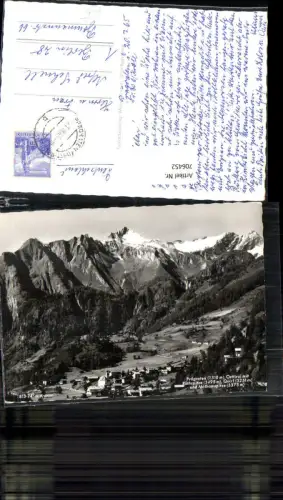 706452 Foto AK Prägraten Osttirol mit Röthspitze Quirl u. Malhamspitze