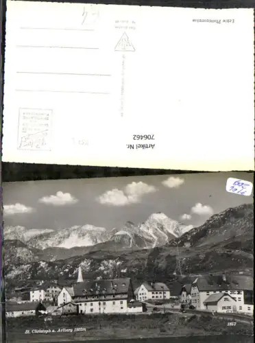 706462 Foto AK St Christoph am Arlberg St Anton a. Arlberg
