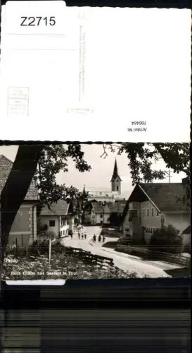 706464 Foto AK Reith b. Seefeld in Tirol Dorfansicht mit Kirche
