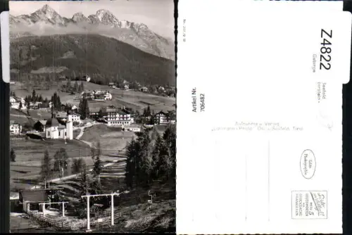 706482 Foto AK Gschwandkopf Lift in Seefeld Tirol geg. Wetterstein-Gebirge Sessellift