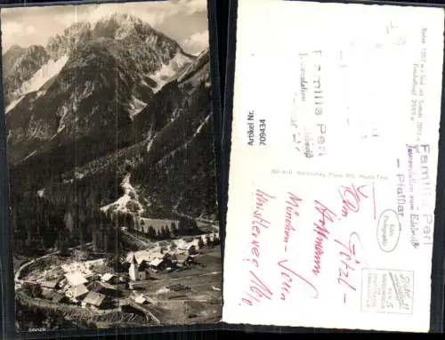 709434 Foto AK Pfafflar Boden mit Sattele u. Potschallkopf