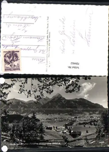 709462 Foto AK Blick auf Reutte in Tirol m. Gernspitze