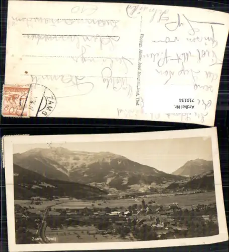 710134 Foto AK Zams Tirol Totale