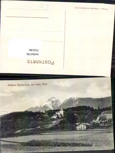 710140 Schloss Starkenberg bei Imst