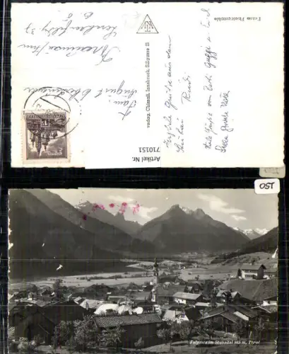 710151 Foto AK Fulpmes im Stubaital Ansicht
