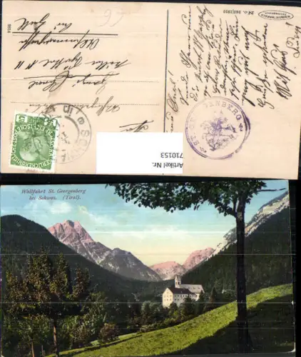 710153 Wallfahrt St Georgenberg b. Schwaz Tirol