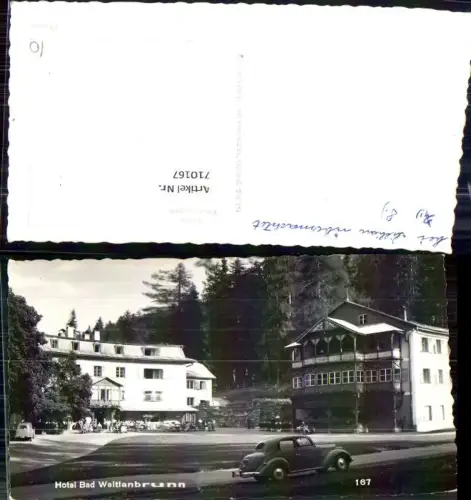 710167 Foto AK Hotel Bad Weitlanbrunn b. Sillian Automobil