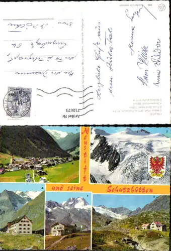 710673 Mehrbild AK Neustift im Stubaital Franz Senn Hütte Dresdnerhütte u. Sulzenauhütte
