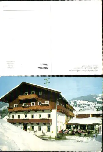 710674 Kitzbühel Aurach i. Tirol Gasthof Pension Hechenmoos Winteransicht