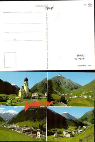 710683 Mehrbild AK Vent Ötztal Ansichten