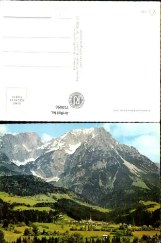 710696 Scheffau mit Wildem Kaiser Totale
