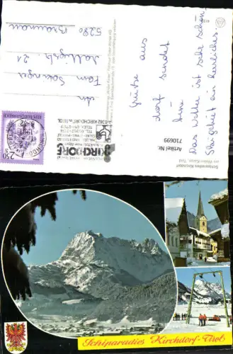 710699 Mehrbild AK Kirchdorf in Tirol am Wilden Kaiser Wintersport
