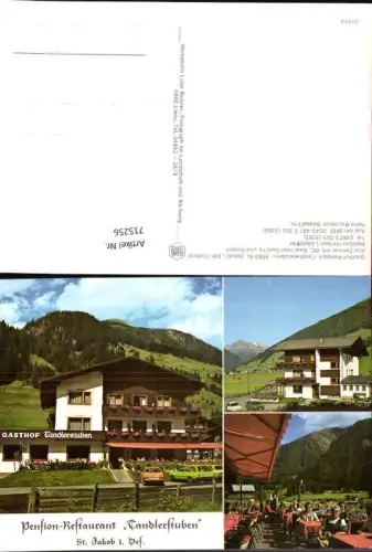 715256 Mehrbild AK St Jakob in Defereggen Pension Tandlerstuben