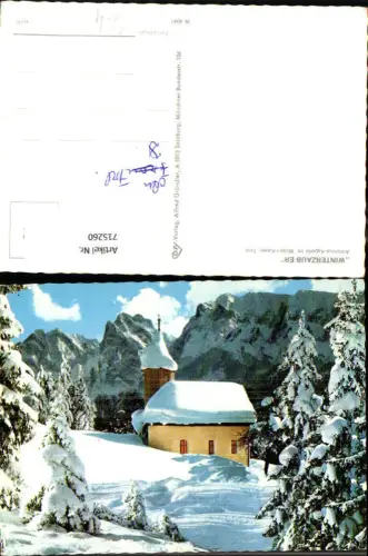715260 Foto AK Antonius-Kapelle im Wilden Kaiser Tirol Kufstein Winterzauber