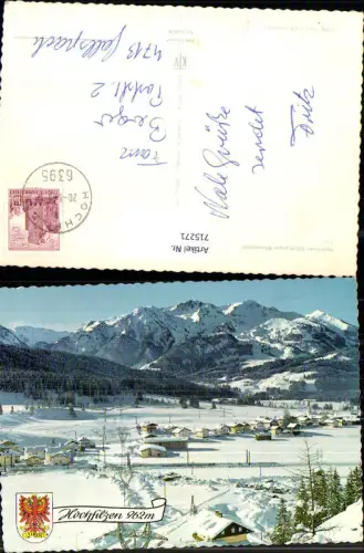 715271 Hochfilzen geg. Wildseeloder Winteransicht