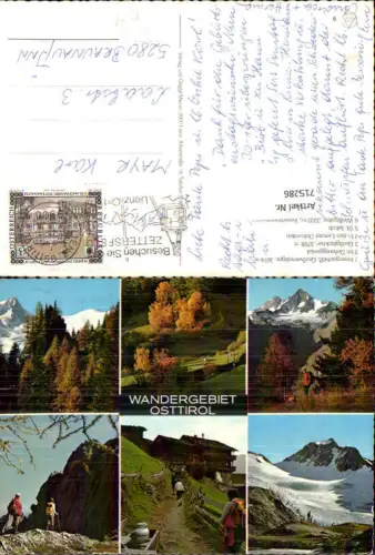 715286 Mehrbild AK Innergschlöß Großvenediger St Jakob im Defereggen Weißspitze