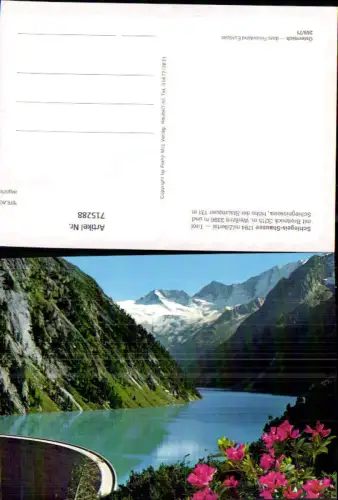 715288 Schlegeis-Stausee Zillertal mit Breitnock Weißzint Ginzling Mayrhofen Zillertal