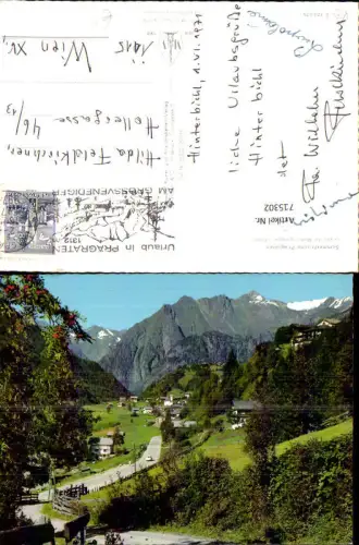 715302 Foto AK Prägraten geg. Malhamgruppe Osttirol