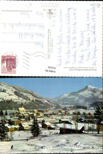 715331 Kirchberg in Tirol Winteransicht Blick auf Kitzbüheler Horn