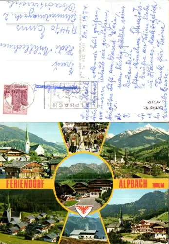 715332 Mehrbild AK Alpbach in Tirol Dorfpartie Musikkapelle