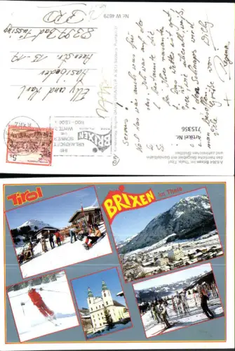 715356 Mehrbild AK Brixen im Thale Wintersport