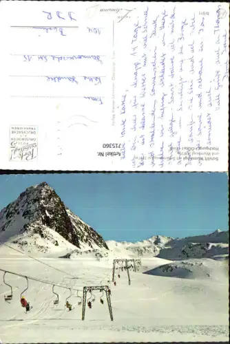 715360 Schilift Wurmkogl Hochgurgl Ötztal Wintersport