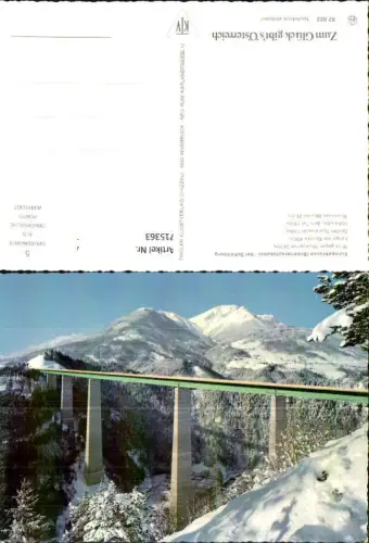 715363 Brenner-Autobahn Europabrücke Blick geg. Nockspitze b. Innsbruck Schönberg i. Stubaital