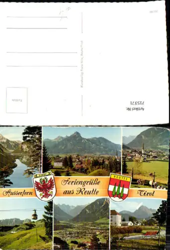 715371 Mehrbild AK Reutte Ausserfern Tirol Seilbahn Gondel
