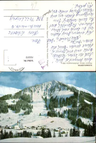 715372 Kleinwalsertal Riezlern mit Gehrenspitze Winteransicht