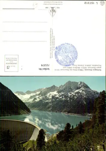 715374 Schlegeis-Stausee geg. Breitnock Weißzint Zemm Ginzling Mayrhofen Zillertal