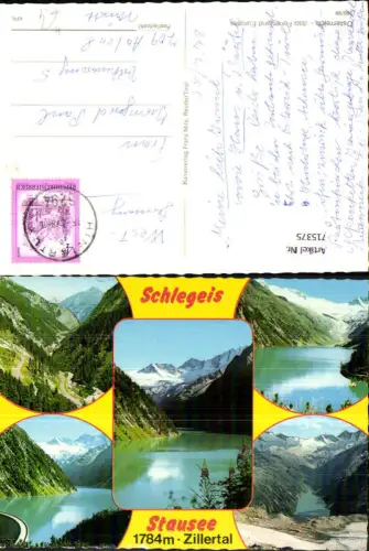 715375 Mehrbild AK Schlegeis-Stausee Zemm Ginzling Mayrhofen Zillertal