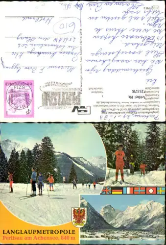 715378 Mehrbild AK Pertisau a. Achensee Langlaufloipe Wintersport