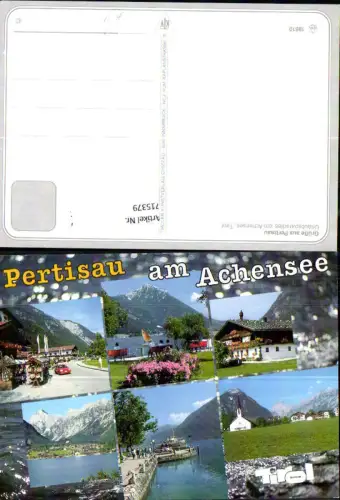 715379 Mehrbild AK Pertisau a. Achensee Schiffsanlegestelle Schiff Dampfer Dorfpartie Kirche