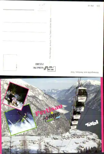 715380 Mehrbild AK Pertisau a. Achensee Wintersport Seilbahn Gondel