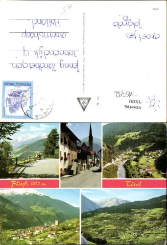 715392 Mehrbild AK Fließ Tirol Ortsmotiv Totale