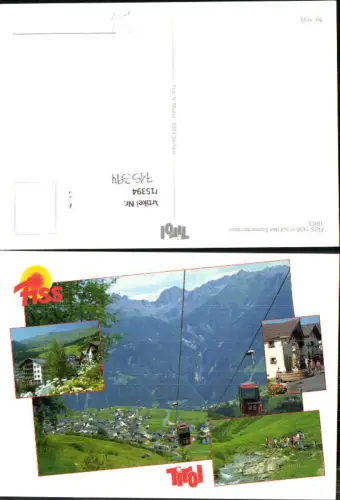 715394 Mehrbild AK Fiss Tirol Brunnen Seilbahn Gondel