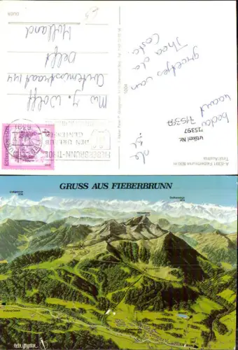 715397 Fieberbrunn Tirol Lagekarte