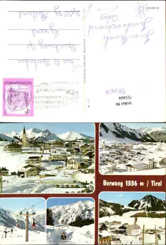 715404 Mehrbild AK Berwang Tirol Wintersport Skilift Bobbahn