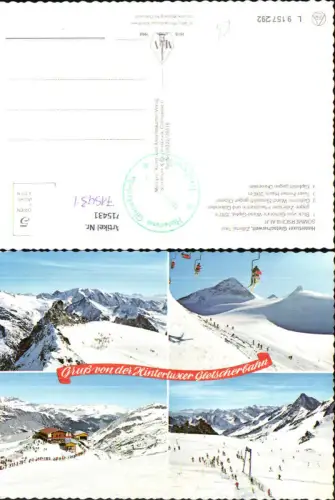 715431 Mehrbild AK Hintertuxer Gletscherbahn Hintertux Tux Wintersport Tuxer-Ferner-Haus