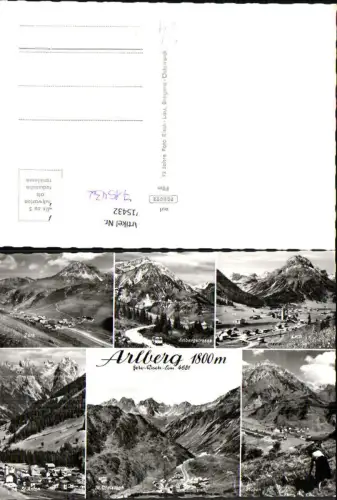 715432 Mehrbild AK Arlberg Zürs Lech St Anton Stuben a. Arlberg Arlbergstrasse Bus pub Risch-Lau 4681