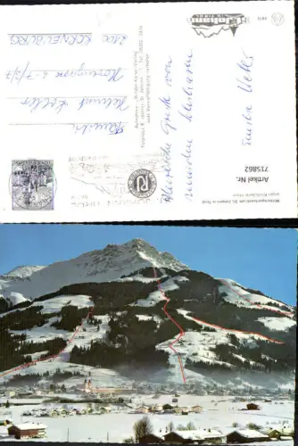 715862 St Johann in Tirol geg. Kitzbüheler Horn Winteransicht