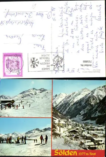 715883 Mehrbild AK Sölden Wintersport