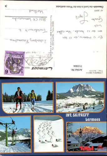 715904 Mehrbild AK Lermoos Tirol Wintersport