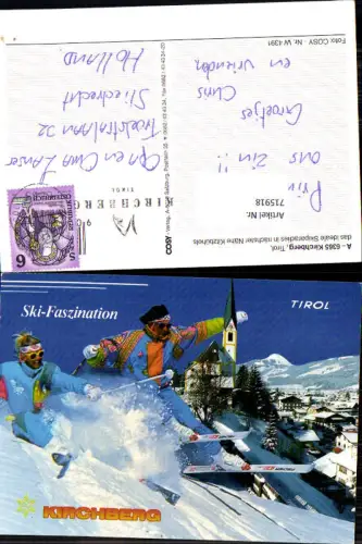 715918 Fotomontage Kirchberg in Tirol Ortsmotiv Wintersport