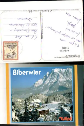 715920 Biberwier mit Zugspitze Winteransicht
