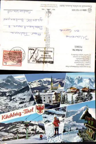 715921 Mehrbild AK Kirchberg in Tirol Ortsmotiv Wintersport Skilift