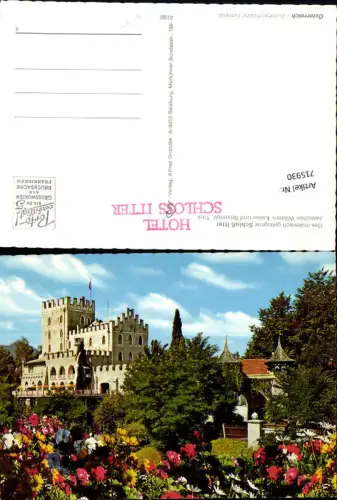 715930 Itter Hotel Schloss Itter zwischen Wildem Kaiser u. Brixental
