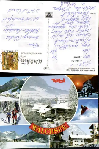 715949 Mehrbild AK Walchsee Tirol Wintersport Dorfmotiv