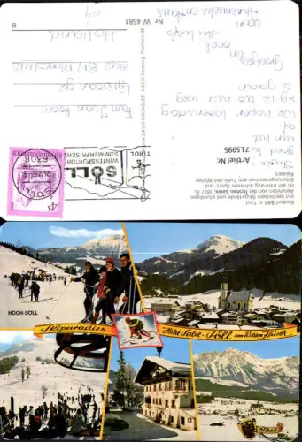 715995 Mehrbild AK Söll am Wilden Kaiser Hohe Salve Wintersport